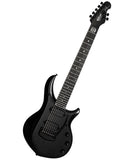 “Exclusiva en Repertorio Wagner Online” Music Man Guitarra Eléctrica 7 Cuerdas 618-24-50-00-MB-BM Negro Brillante con Estuche, Majesty 7