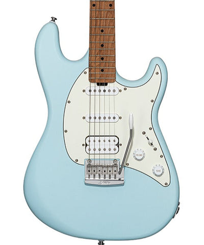 "Exclusiva en Repertorio Wagner Online" Sterling by Music Man Guitarra Eléctrica CT50HSS-DBLS-M2 Azul Pastel Mate , Cutlass