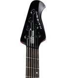 “Exclusiva en Repertorio Wagner Online” Music Man Guitarra Eléctrica 732-66-52-00-MB-BM Negro Mate con Estuche, Kaizen