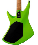 “Exclusiva en Repertorio Wagner Online” Music Man Guitarra Eléctrica 732-LM1-51-00-MB-BM Verde Fosforecente con Estuche, Kaizen