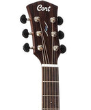 Cort Guitarra Electroacústica Palo Negro Mate/Sombreado Café CORE-OC ABW OPLB con Funda, Serie Core OC