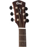 Cort Guitarra Electroacústica Pino Entintado Negro CORE-OC SP OPTB con Funda, Serie Core OC