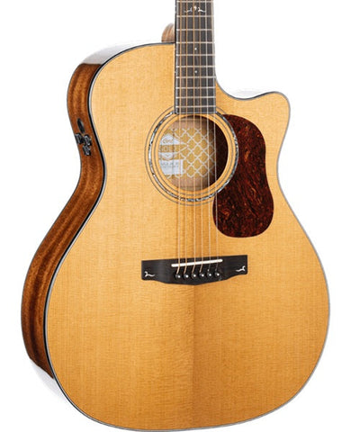 Cort Guitarra Electroacústica Natural con Funda GOLD-A6 NAT, Serie Gold