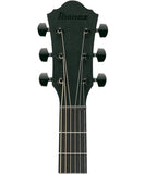 Ibanez Guitarra Electroacústica Picea Negro Mate AEWC621-BOT, Serie AEWC