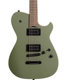 “Exclusiva en Repertorio Wagner Online” Cort Guitarra Eléctrica Verde Olivo Mate MBM-2H-B SOG, Matthew Bellamy