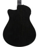 Ibanez Guitarra Electroacústica Negro Rustico AAM340CE-RUB, Serie Advanced Acoustic