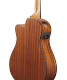 Ibanez Guitarra Electroacústica Abeto/Sapele Mate AAM50CE-OPN, Serie Advanced Acoustic