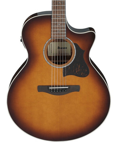 Ibanez Guitarra Electroacústica Picea Sitka Sombreado AE160-VMS, Serie AE