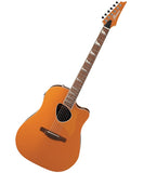 Ibanez Guitarra Electroacústica Anaranjado Obscuro Metálico ALT30-DOM, Serie Altstar
