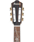 "Exclusiva en Repertorio Wagner Online" Ibanez Guitarra Electroacústica Negro Transparente Mate TOD10NL-TKF Zurda, Signature Tim Henson