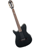 "Exclusiva en Repertorio Wagner Online" Ibanez Guitarra Electroacústica Negro Transparente Mate TOD10NL-TKF Zurda, Signature Tim Henson