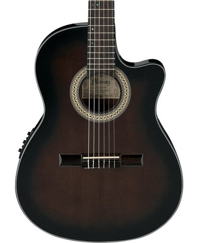 Ibanez Guitarra Electroacústica Sombreada GA35TCE-DVS, Serie Clásica