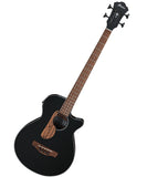 Ibanez Bajo Electroacústico Negro AEGB24E-BKH, Serie AEG