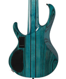 “Exclusiva en Repertorio Wagner Online” Ibanez Bajo Eléctrico 6 Cuerdas BTB946-COL Gris Entintado Azul, Serie BTB