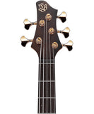 “Exclusiva en Repertorio Wagner Online” Ibanez Bajo Eléctrico 5 Cuerdas BTB1835-NDL Natural con Funda, Serie BTB Premium