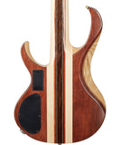 “Exclusiva en Repertorio Wagner Online” Ibanez Bajo Eléctrico 5 Cuerdas BTB1835-NDL Natural con Funda, Serie BTB Premium