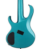 "Exclusiva en Repertorio Wagner Online" Ibanez Bajo Eléctrico 5 Cuerdas BTB605MS-CEM Azul Sombreado con Estuche, Serie BTB Bass Workshop