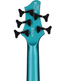 "Exclusiva en Repertorio Wagner Online" Ibanez Bajo Eléctrico 5 Cuerdas BTB605MS-CEM Azul Sombreado con Estuche, Serie BTB Bass Workshop