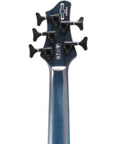 “Exclusiva en Repertorio Wagner Online” Ibanez Bajo Eléctrico 5 Cuerdas BTB705LM-CTL Natural/Sombreado Azul Mate, Serie BTB Bass Workshop