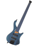 "Exclusiva en Repertorio Wagner Online" Ibanez Bajo Eléctrico 5 Cuerdas Azul Metálico Mate EHB1005F-AOM Fretless con Funda, Bass Workshop