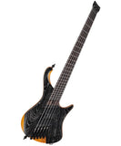 "Exclusiva en Repertorio Wagner Online" Ibanez Bajo Eléctrico 5 Cuerdas Metálico Mate EHB1135MS-SKL con Funda, Bass Workshop