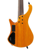 "Exclusiva en Repertorio Wagner Online" Ibanez Bajo Eléctrico 5 Cuerdas Metálico Mate EHB1135MS-SKL con Funda, Bass Workshop
