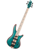 Ibanez Bajo Eléctrico 5 Cuerdas Verde Mate SR1425B-CGL con Funda, SR Premium