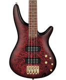 Ibanez Bajo Eléctrico Entintado Rojo/Sombreado Negro Mate SR300EDX-WZM, Serie SR