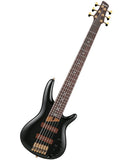 “Exclusiva en Repertorio Wagner Online” Ibanez Bajo Eléctrico 6 Cuerdas Negro SR3506-BK con Estuche, SR Prestige
