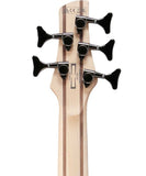 Ibanez Bajo Eléctrico 5 Cuerdas Entintado Gris/Sombreado Azul/Negro SR405EQM-SCB, Serie SR