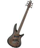 “Exclusiva en Repertorio Wagner Online” Ibanez Bajo Eléctrico 6 Cuerdas Caoba/Sombreado Negro Mate SRC6MS-BLL, Serie SR Bass Workshop