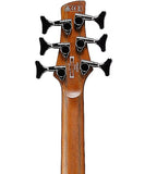 “Exclusiva en Repertorio Wagner Online” Ibanez Bajo Eléctrico 6 Cuerdas Caoba/Sombreado Negro Mate SRC6MS-BLL, Serie SR Bass Workshop
