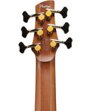 “Exclusiva en Repertorio Wagner Online” Ibanez Bajo Eléctrico 6 Cuerdas Caoba Mate SR5506-MHF con Estuche, SR Prestige