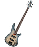 Ibanez Bajo Eléctrico Natural Sombreado Azul Mate SR600E-CTF, Serie SR