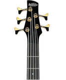 Ibanez Bajo Eléctrico 5 Cuerdas Entintado Azul/Sombreado Negro GSR205PC-TMU, Serie Gio