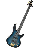 Ibanez Bajo Eléctrico 5 Cuerdas Entintado Azul/Sombreado Negro GSR205PC-TMU, Serie Gio