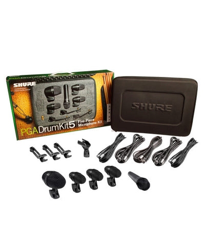 Shure Sistema Micrófono Para Batería Set de 5 PGADRUMKIT5