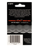 Ernie Ball Seguros para Tahalí 4603, Plástico (4 pzas)