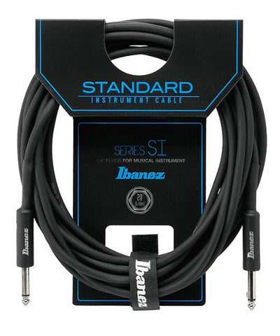 Ibanez Cable 6.10Mts Negro SI20 Recto/Recto