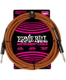 Ernie Ball Cable Braided 6468 Negro/Anaranjado 3.048 Mts. Recto/Recto