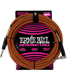 Ernie Ball Cable Braided 6471 Negro/Anaranjado 5.4864 Mts. Recto/Angulado