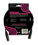 Ernie Ball Cable para Micrófono 1.524 Mts. 6390, Negro XLR Male/Female