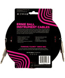 Ernie Ball Cable Braided 6398 Rojo/Negro 7.620 Mts. Recto/Recto