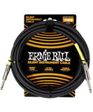 Ernie Ball Cable 6473 Negro 6.096 Mts. Recto/Recto, Classic Silent
