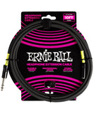 Ernie Ball Cable de Extensión para Auriculares 6422 Negro 3.048 Mts. 1/4 - 3.5mm