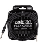 Ernie Ball Cable Flex 6434 Negro 3.048 Mts. Recto/Recto