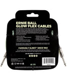 Ernie Ball Cable Flex 6437 Verde Fosforecente 6.10 Mts. Recto/Recto