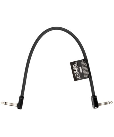 Ernie Ball Cable Flex Patch 6440 Negro 0.3048 Mts. Angulado/Angulado, 1 Pza