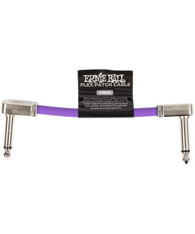Ernie Ball Cable Flex Patch 6446 Morado 0.0762 Mts. Angulado/Angulado, 1 Pza