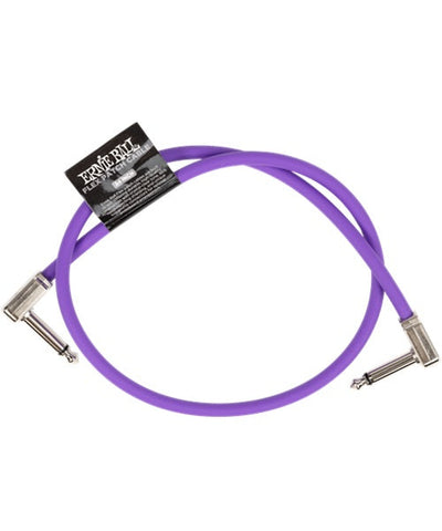 Ernie Ball Cable Flex Patch 6450 Morado 0.6096 Mts. Angulado/Angulado, 1 Pza